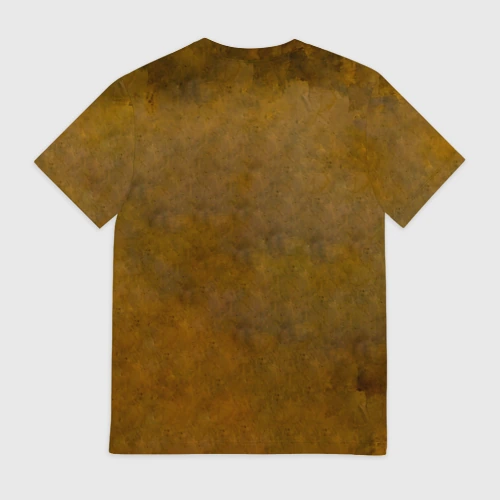 Мужская футболка 3D с принтом Волкодав, вид сзади #1