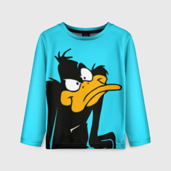 Детский лонгслив 3D Даффи Дак