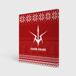 Холст квадратный Новогодний Code Geass
