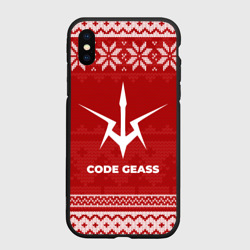 Чехол для iPhone XS Max матовый Новогодний Code Geass