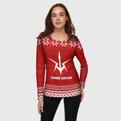 Женский лонгслив 3D Новогодний Code Geass - фото 2