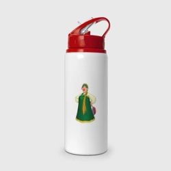 Бутылка для воды с трубочкой Баба из Деревня дураков - Каламбур