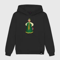 Женская толстовка хлопок Баба из Деревня дураков - Каламбур