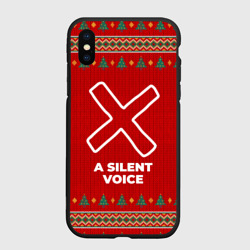 Чехол для iPhone XS Max матовый A Silent Voice new year