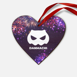 Деревянная игрушка Сердце Праздничный DanMachi