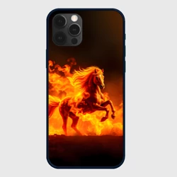 Чехол для iPhone 12 Pro Огненная лошадь