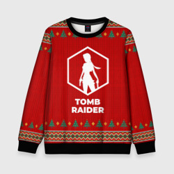 Детский свитшот 3D Tomb Raider new year