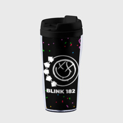 Термокружка-непроливайка Blink 182 конфети