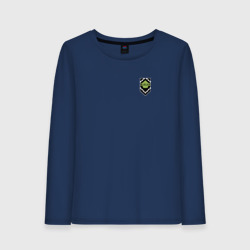 Женский лонгслив хлопок Блюлок - логотип