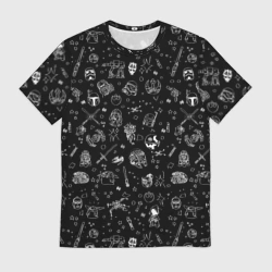 Мужская футболка 3D Звездные войны паттерн