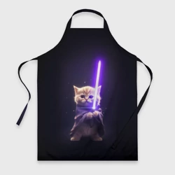Фартук 3D Котик джедай