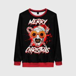 Женский свитшот 3D Merry Christmas Terrifier 