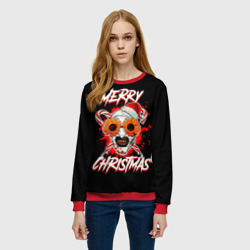 Женский свитшот 3D Merry Christmas Terrifier  - фото 2