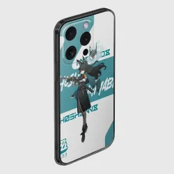 Чехол для iPhone 15 Pro силиконовый с защитой камеры Хосими Мияби - ZZZ - фото 2