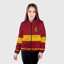 Женская куртка 3D Гарри Поттер Гриффиндор - фото 2