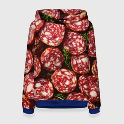 Женская толстовка 3D Салями 