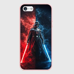Чехол для iPhone 5/5S матовый Дарт Вейдер - две стороны силы