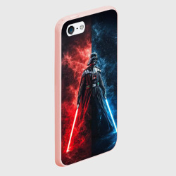 Чехол для iPhone 5/5S матовый Дарт Вейдер - две стороны силы - фото 2