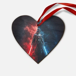 Деревянная игрушка Сердце Дарт Вейдер - две стороны силы