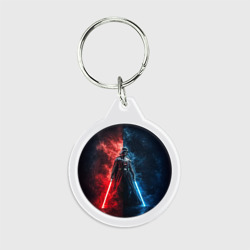 Брелок круглый Дарт Вейдер - две стороны силы