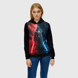 Женская толстовка 3D Дарт Вейдер - две стороны силы - фото 2