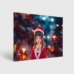 Холст прямоугольный Новогодняя МаоМао - Монолог Фармацевта