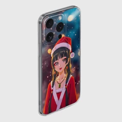 Чехол для iPhone 15 Pro силиконовый с защитой камеры Новогодняя МаоМао - Монолог Фармацевта - фото 2