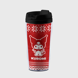 Термокружка-непроливайка Новогодний Kuromi