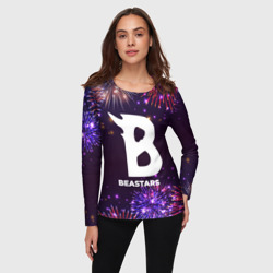 Женский лонгслив 3D Праздничный Beastars - фото 2