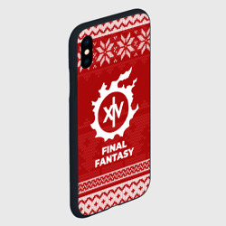 Чехол для iPhone XS Max матовый Новогодний Final Fantasy - фото 2