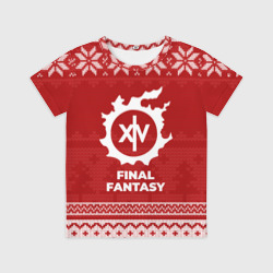 Детская футболка 3D Новогодний Final Fantasy