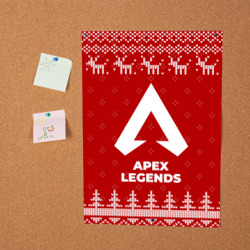 Постер Новогодний Apex Legends с оленями - фото 2