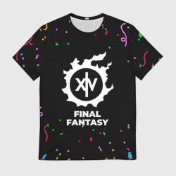 Мужская футболка 3D Final Fantasy конфети