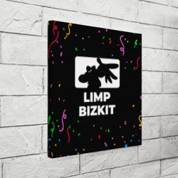 Холст квадратный Limp Bizkit конфети - фото 2