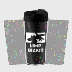 Термокружка-непроливайка Limp Bizkit конфети - фото 2