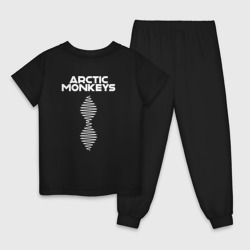 Детская пижама хлопок Arctic Monkeys логотип