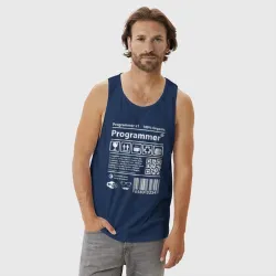 Мужская майка хлопок I'm programmer - фото 2