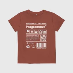 Детская футболка хлопок I'm programmer