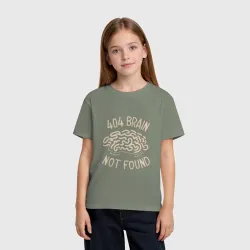 Детская футболка хлопок Error 404 not found - фото 2