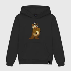 Мужская толстовка хлопок Мишка-почтальон из Каламбур