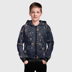 Детская толстовка 3D на молнии Карта мародёров Гарри Поттер - фото 2