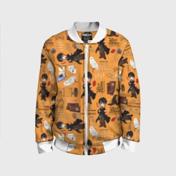 Детский бомбер 3D Гарри Поттер паттерн