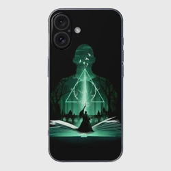 Чехол для iPhone 16 силиконовый с защитой камеры Лорд Волан-де-Морт