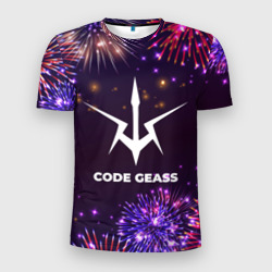 Мужская футболка 3D Slim Праздничный Code Geass