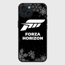Чехол силиконовый для Apple iPhone 15 матовый Снежный Forza Horizon