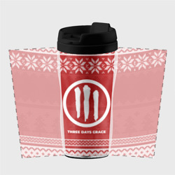 Термокружка-непроливайка Новогодний Three Days Grace - фото 2