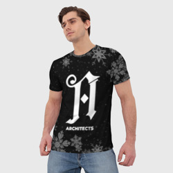 Мужская футболка 3D Снежный Architects - фото 2