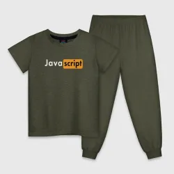 Детская пижама хлопок Javascript developer