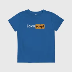 Детская футболка хлопок Javascript developer
