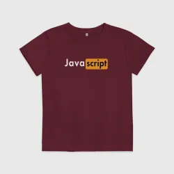 Детская футболка хлопок Javascript developer